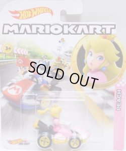 画像1: 2019 HW MARIO KART【PEACH (ピーチ姫)】WHITE-PINK/MK