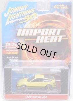 画像1: 2019 JOHNNY LIGHTNING "MIJO EXCLUSIVE" 【"IMPORT HEAT" 1990 HONDA CRX】YELLOW/RR(予約不可）