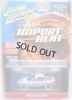 画像1: 2019 JOHNNY LIGHTNING "MIJO EXCLUSIVE" 【"IMPORT HEAT" 1990 HONDA CRX】WHITE/RR(WHITE LIGHTNING)(予約不可）