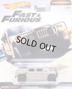 画像1: 2019 HW PREMIUM FAST & FURIOUS "FURIOUS OFF-ROAD"【HUMMER H1】 FLAT TAN/RR (NEW CAST)