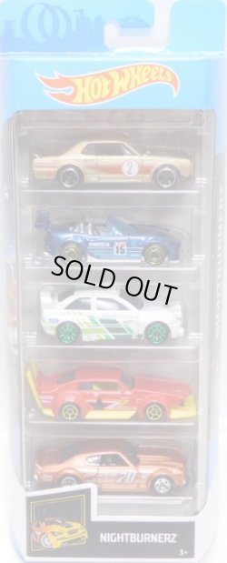 画像1: 2019 5PACK 【NIGHTBURNERZ】Nissan Skyline H/T 2000GT-X / '15 Mazda MX-5 Miata / Escort Rally / Mad Manga / '70 Chevy Chevelle SS 