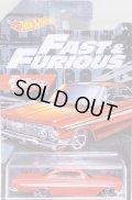 2019 WALMART EXCLUSIVE HW FAST & FURIOUS （ワイルドスピード）【'61 CHEVROLET IMPALA】RED/O5(予約不可）