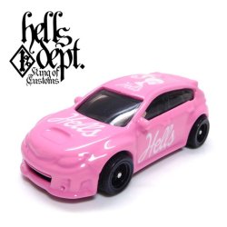 画像1: HELLS DEPT 2019 - JDC13 【"HELLBIE" IMPREZA WRX STI (カスタム完成品)】 BARBIE PINK/RR（送料サービス適用外）