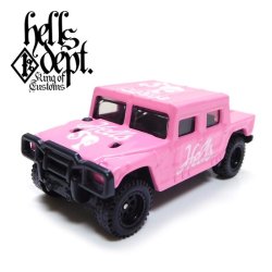 画像1: HELLS DEPT 2019 - JDC13 【"HELLBIE" HUMMER H1 (カスタム完成品)】 BARBIE PINK/RR（送料サービス適用外）