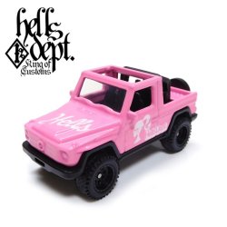 画像1: HELLS DEPT 2019 - JDC13 【"HELLBIE" '91 MERCEDES-BENZ G-CLASS (カスタム完成品)】 BARBIE PINK/RR（送料サービス適用外）