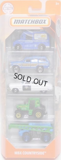 画像1: 2020 MATCHBOX 5PACK 【MBX COUNTRYSIDE】Postal Service Delivery Truck/Jeep Wagoneer/'51 Hudson Hornet Police/Tractor/Rain Maker   (予約不可）