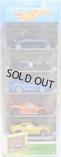 2020 5PACK 【HW EXOTICS】Cadillac Elmiraj/'15 Jaguar F-Type Project 7/Porsche 911 GT3 RS/McLaren F1 GTR/Aston Martin V8 Vantage