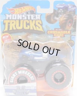 画像1: 2020 HW MONSTER TRUCKS! 【TWIN MILL】 MET.BLUE (includes CRUSHABLE CAR)