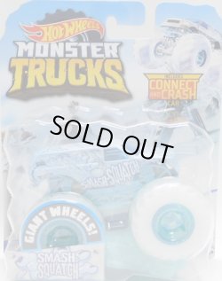 画像1: 2020 HW MONSTER TRUCKS! "BLIZZARD BASHERS"【SMASH SQUACH】 LT.BLUE (includes CONNECT and CRASH)