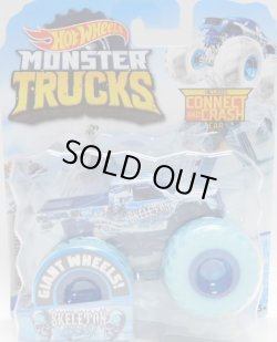 画像1: 2020 HW MONSTER TRUCKS! "BLIZZARD BASHERS"【SKELETON CREW】 BLUE (includes CONNECT and CRASH)