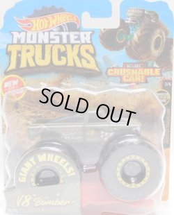 画像1: 2020 HW MONSTER TRUCKS! 【V8 BOMBER】 FLAT OLIVE (includes CRUSHABLE CAR)