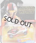 2020 HW STAR WARS 【POE DAMERON】WHITE-ORANGE/PR5 (2020 BLACK CARD)(予約不可）