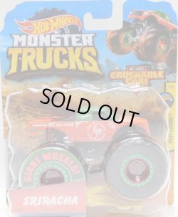 画像1: 2020 HW MONSTER TRUCKS! 【SRIRACHA】 RED-GREEN (includes CRUSHABLE CAR)(予約不可）