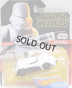 画像1: 2020 HW STAR WARS 【FIRST ORDER JET TROOPER】WHITE/RA6 (2020 BLACK CARD)(予約不可）