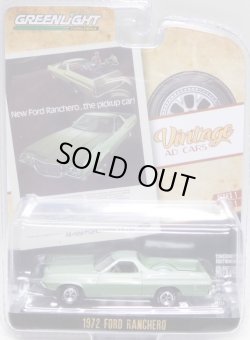 画像1: 2020 GREENLIGHT VINTAGE AD CARS S1【1972 FORD RANCHERO】 GREENSILVER/RR 