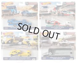 画像1: 【送料無料】 HW CAR CULTURE - TEAM TRANSPORT 【Hアソート (4個入り）】'69 FORD MUSTANG BOSS 302/2016 FORD GT RACE(CASTROL)/VOLKSWAGEN "CLASSIC BUG" (MOONEYES)/MERCEDES-BENZ 300 SL