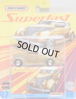 画像1: 2020 MATCHBOX SUPERFAST 【1936 FORD SEDAN CUSTOM】 GOLD/RR (予約不可）