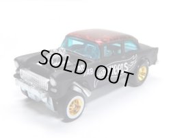 画像1: MAD WHEELS (マッドホイール） 【'55 CHEVY BEL AIR GASSER (カスタム完成品）】FLAT BLACK/RR （送料サービス適用外） 