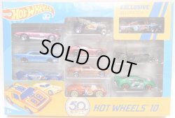 画像1: 2018 HOT WHEELS 10CAR GIFT PACK "50th ANNIVERSARY" 【'55 CHEVY BEL AIR GASSER】　NAVY/MC5