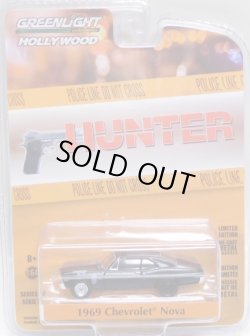 画像1: 2020 GREENLIGHT HOLLYWOOD SERIES 28 【1969 CHEVROLET NOVA】 BLACK/RR (HUNTER) 