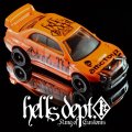 HELLS DEPT 2020 - DOUBLE LOSER[S] 【SUBARU IMPREZA WRX (カスタム完成品）】NEON ORANGE/RR （送料サービス適用外）