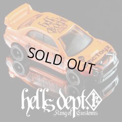 画像1: HELLS DEPT 2020 - DOUBLE LOSER[S] 【SUBARU IMPREZA WRX (カスタム完成品）】NEON ORANGE/RR （送料サービス適用外）