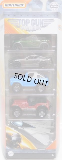 画像1: 2020 MATCHBOX 5PACK 【TOP GUN MARVERICK #1】2011 MINI COUNTRYMAN/2019 FORD MUSTANG/JEEP 4x4/1972 FORD BRONCO/SWING WING (予約不可）