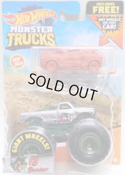 画像1: 2020 HW MONSTER TRUCKS! 【V8 BOMBER】ZAMAC (includes FREE! HOT WHEELS)(NEW FOR 2020）