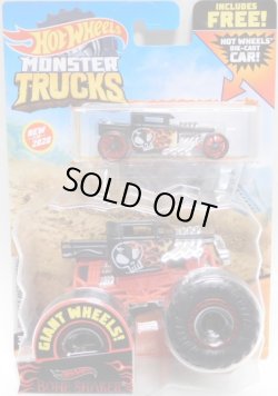 画像1: 2020 HW MONSTER TRUCKS! 【BONE SHAKER】FLAT BLACK (includes FREE! HOT WHEELS)(NEW FOR 2020）