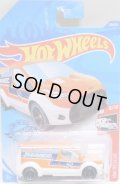 【HOT WHEELS FORD TRANSIT CONNECT】 ORANGE-WHITE/O5