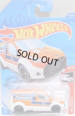 画像1: 【HOT WHEELS FORD TRANSIT CONNECT】 ORANGE-WHITE/O5