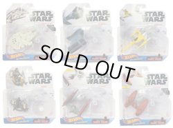 画像1: 【仮予約】PRE-ORDER - 2020 HW STAR WARS STARSHIP 【Gアソート (6個入り】MILLENNIUM FALCON/DARTH VADER'S TIE FIGHTER/NABOO N-1 STARFIGHTER/DARTH MAUL'S SPEEDER/TIE DAGGER/CLOUD CAR（10月下旬入荷予定）