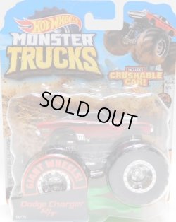 画像1: 2020 HW MONSTER TRUCKS! 【DODGE CHARGER R/T】 RED-BLACK (includes CRUSHABLE CAR)(予約不可）