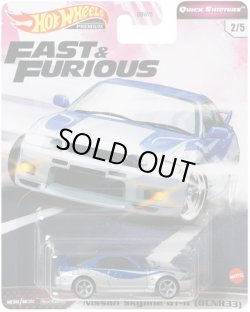 画像1: 2020 HW PREMIUM FAST & FURIOUS "QUICK SHIFTERS"【NISSAN SKYLINE GT-R (BCNR33)】LT.GRAY-BLUE/RR