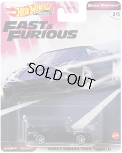 画像1: 2020 HW PREMIUM FAST & FURIOUS "QUICK SHIFTERS"【2003 HONDA NSX TYPE-R】BLACK/RR