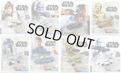 画像1: 【仮予約】PRE-ORDER - 2020 HW STAR WARS CHARACTER CAR 【Fアソート (8個入り】BESPIN LUKE SKYWALKER/CAPTAIN REX/DARTH VADER/C-3PO/R2-D2/LANDO CALRISSIAN/YODA/STORMTROOPER（12月上旬入荷予定）