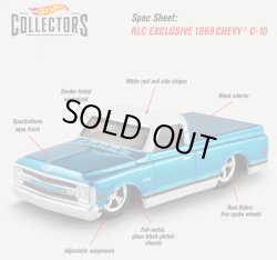 画像1: 2020 RLC EXCLUSIVE  【1969 CHEVY C-10 "ADJUSTABLE SUSPENSION" (車高調整ギミック）】  SPEC.AQUA/RR (お一人様1個まで）(予約不可）