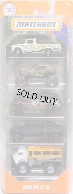 画像1: 2020 MATCHBOX 5PACK 【MBX WILD II】'62 Nissan Junior/GHE-O Predator/Jungle Crawler/Mercedes-Benz G63 AMG 6x6/Travel Tracker (予約不可）