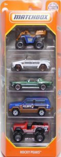 2020 MATCHBOX 5PACK 【ROCKY PEAKS】Sand Shredder/'74 Volkswagen Type 181/'68 Ford Mustang GT CS/Jeep Cherokee/'76 International Scout 4x4 (予約不可）