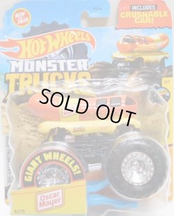 画像1: 2020 HW MONSTER TRUCKS! 【OSCAR MAYER】 ORANGE-YELLOW (includes CRUSHABLE CAR)(予約不可）