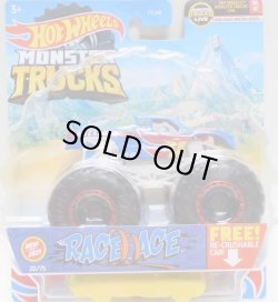 画像1: 2021 HW MONSTER TRUCKS! 【RACE ACE】 RACE TEAM BLUE (includes RE-CRUSHABLE CAR)(予約不可）