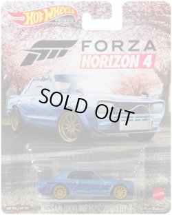 画像1: 2021 RETRO ENTERTAINMENT 【NISSAN SKYLINE H/T 2000 GT-X(ハコスカ)　"FORZA"】BLUE/RR