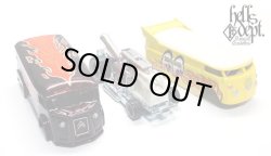 画像1: HELLS DEPT 2020 - BOO Pinstriping 【DRAG H-VAN (MOONEYES VW DRAG BUS(LOOSE)付き） (カスタム完成品）】MET.DK.RED（送料サービス適用外）