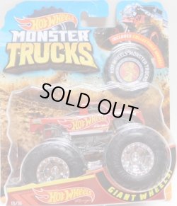 画像1: 2018 HW MONSTER TRUCKS! 【HOT WHEELS RACING】 RACE TEAM RED (includes COLLECTABLE WHEEL!)