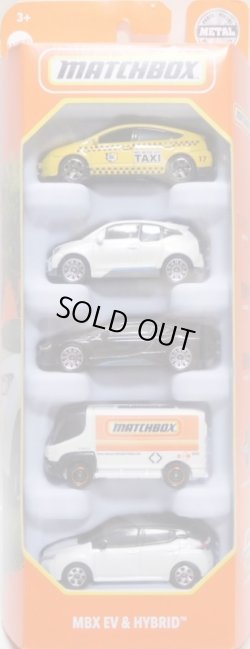 画像1: 2021 MATCHBOX 5PACK 【MBX EV & HYBRID】Toyota Prius/2015 BMW i3/2015 BMW i8/'09 International eStar/2018 Nissan Leaf