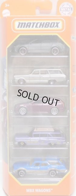 画像1: 2021 MATCHBOX 5PACK 【MBX WAGONS】Audi RS6 Avant/'64 Ford Fairlane Wagon/Cadillac CTS Wagon/'59 Chevy Wagon/Oldsmobile Vista Cruiser