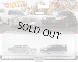 画像1: 2021 HW CAR CULTURE "PREMIUM 2PACK" 【MERCEDES-BENZ 280SEL/190E 2.5-16】GRAY/BLACK/RR