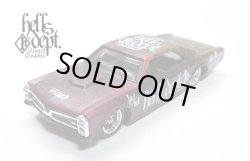 画像1: HELLS DEPT 2021 - カツヌマ製作所 【'66 PONTIAC GTO (カスタム完成品）】FLAT BLACK-RED-GOLD/RR （送料サービス適用外）