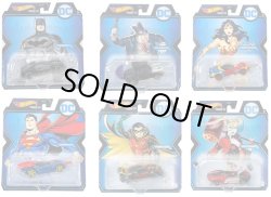 画像1: 【仮予約】PRE-ORDER 【ホットウィール スタジオ キャラクターカー・Mアソート - DC（8個入り）】(10月中旬入荷予定）