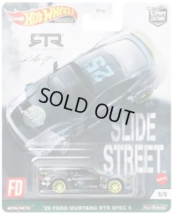 画像1: 2021 HW CAR CULTURE "SLIDE STREET" 【'20 FORD MUSTANG RTR SPEC】BLACK/RR